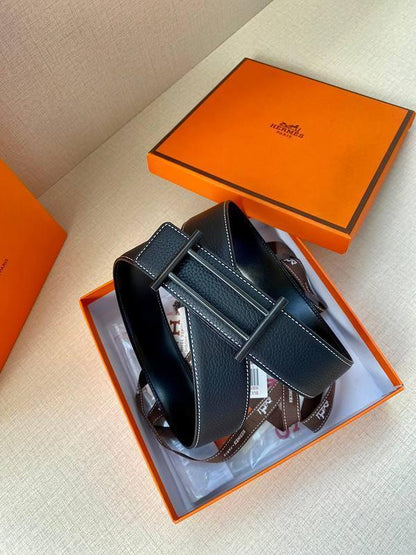 Hermes Men Black Buckle Belt 'Black'