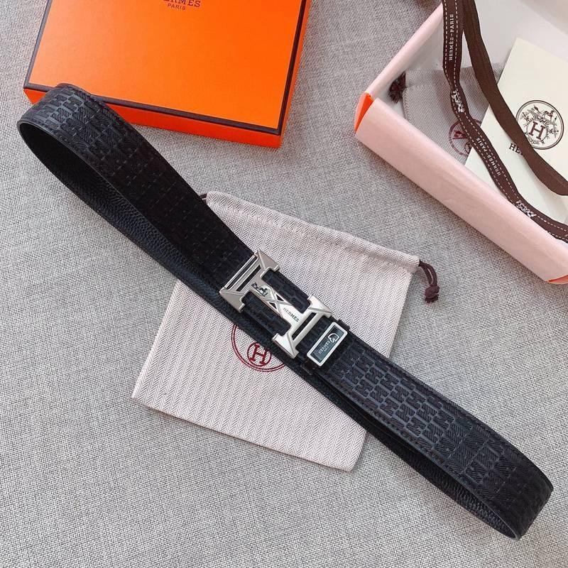 Hermes Men Buckle Belt 'Black'