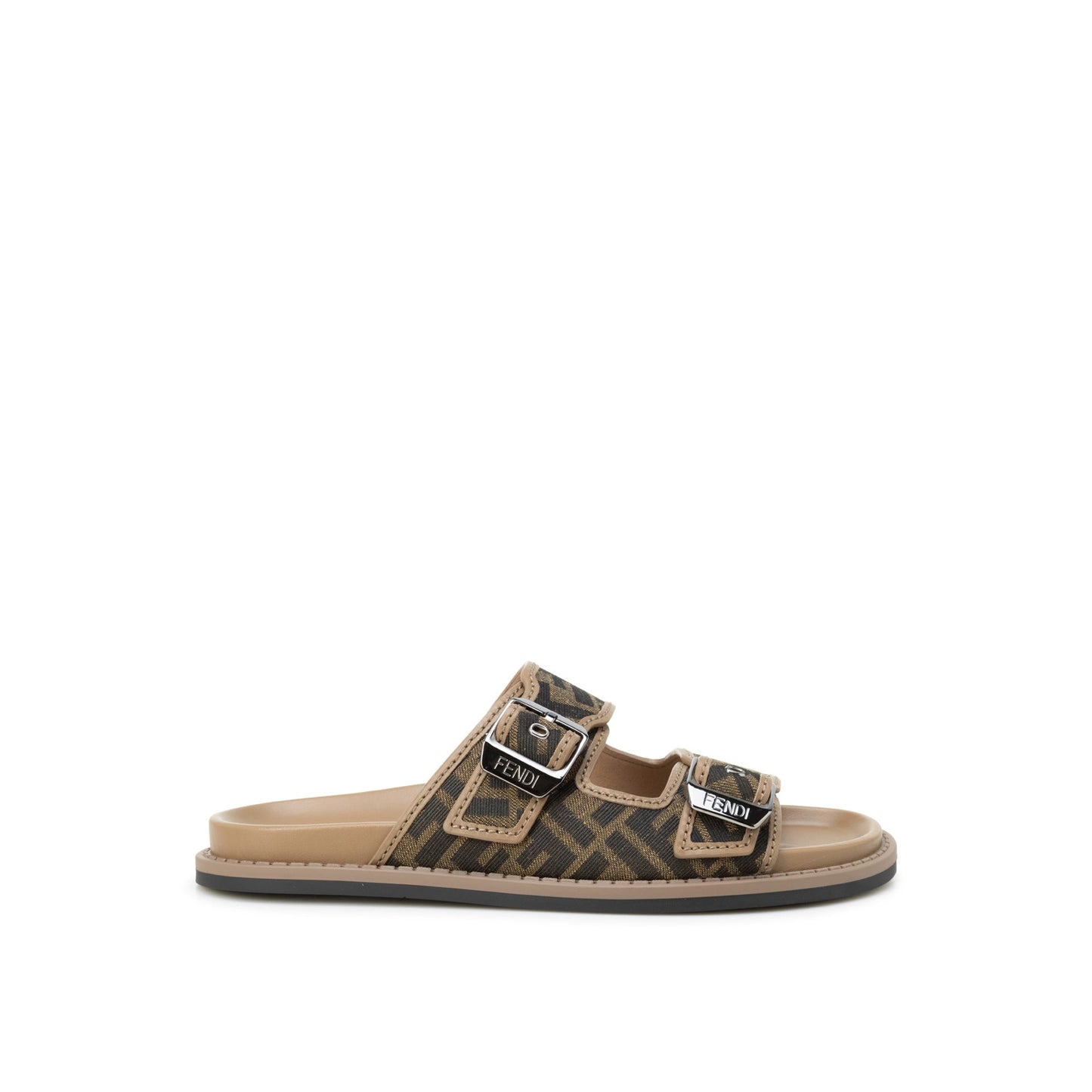 Fendi Ff Flat Sandals