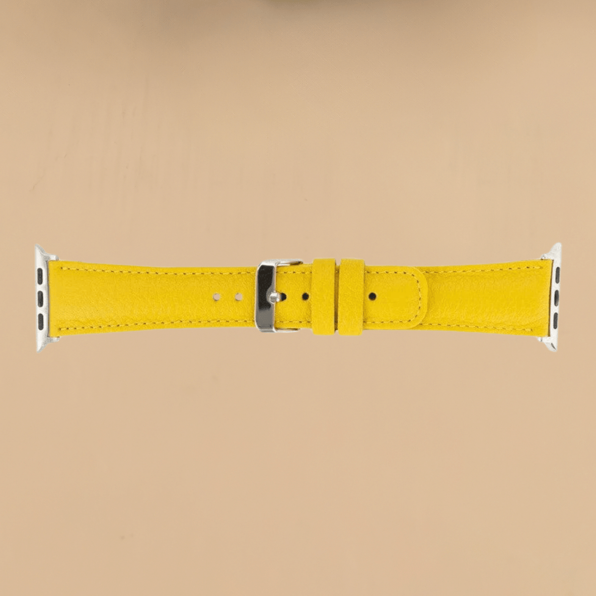 Apple Watch Yellow Leather Strap - Boston