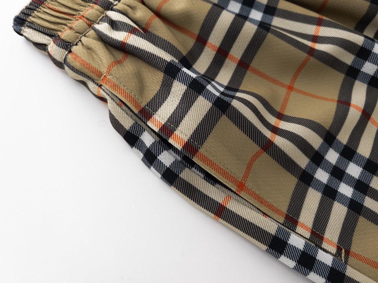Burberry Men's Striped Cotton Knit Basketball Shorts 'Beige'