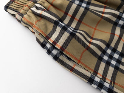 Burberry Men's Striped Cotton Knit Basketball Shorts 'Beige'