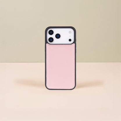 Leather iPhone 18 Pro  Wallet Case – Pink - Austin