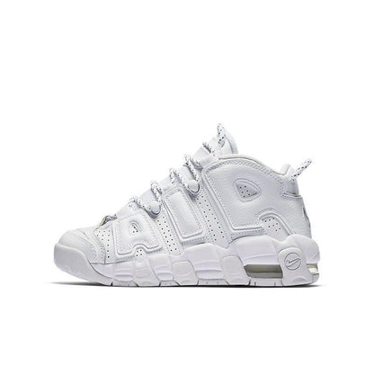 Nike Air More Uptempo 'Triple White' Sneakers – Iconic Streetwear Comfort