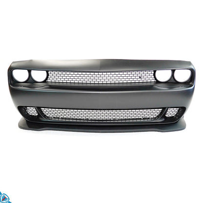 2015-2023 Dodge Challenger (MK3) SRT Hellcat Style Polypropylene Front Bumper Conversion Kit | E3Tuning — photo 1 of 10