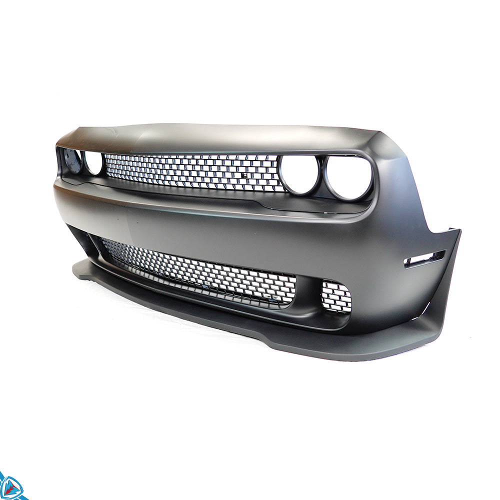 2015-2023 Dodge Challenger (MK3) SRT Hellcat Style Polypropylene Front Bumper Conversion Kit | E3Tuning — photo 3 of 10