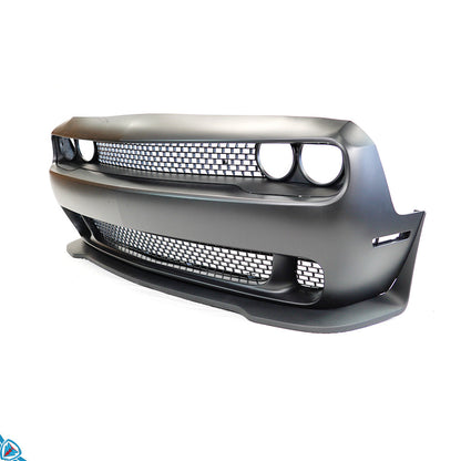 2015-2023 Dodge Challenger (MK3) SRT Hellcat Style Polypropylene Front Bumper Conversion Kit | E3Tuning — photo 3 of 10