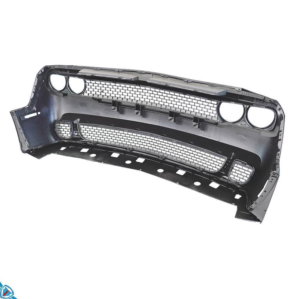 2015-2023 Dodge Challenger (MK3) SRT Hellcat Style Polypropylene Front Bumper Conversion Kit | E3Tuning — photo 5 of 10