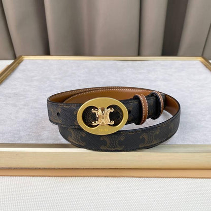 Celine Women Belt 'Black/Brown'