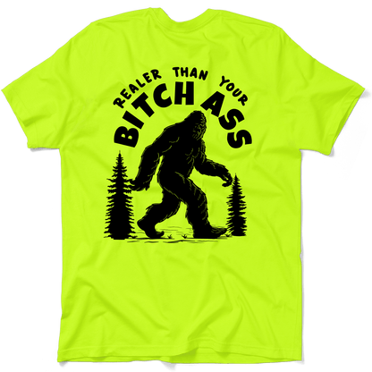 Realer Than You - Safety Yellow T-Shirt — photo 1 of 3
