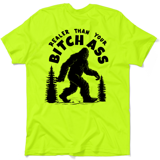 Realer Than You - Safety Yellow T-Shirt — photo 1 of 3