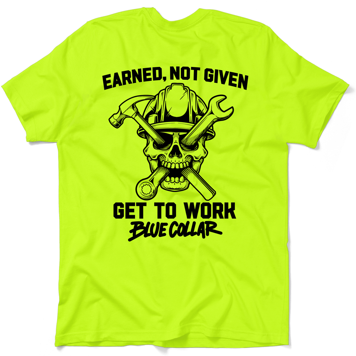 Earned Not Given - Safety Yellow T-Shirt — photo 1 of 3