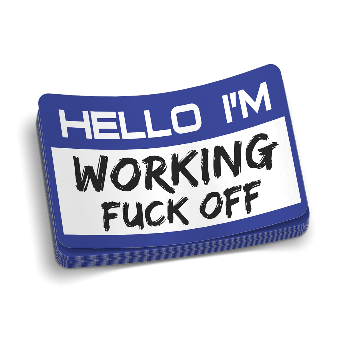 Hello Hard Hat Decal
