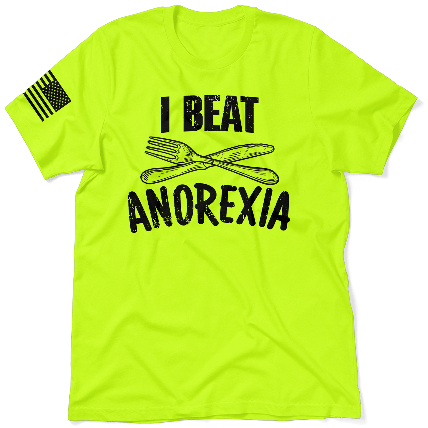 Beat Anorexia - Safety Yellow T-Shirt — photo 1 of 3
