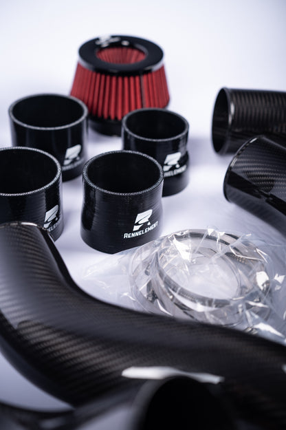 RENNELEMENT G90/G99 M5 3.5” Dry Carbon Fiber Front Mount Intake System