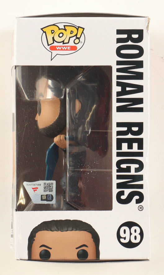 Roman Reigns Signed "WWE" #98 Funko Pop! Vinyl Figure (Fanatics)