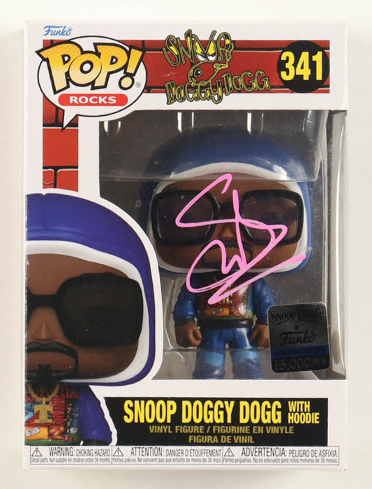 Snoop Dogg Signed "Snoop Doggy Dogg" #341 Snoop Doggy Dogg With Hoodie Funko Pop! Vinyl Figure (JSA)