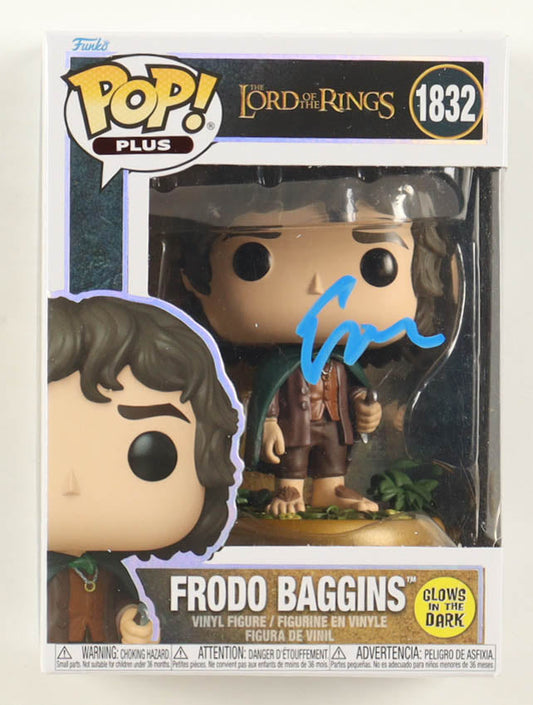 Elijah Wood Signed "The Lord of the Rings" #1832 Frodo Baggins Funko Pop! Vinyl Figure (ACOA)