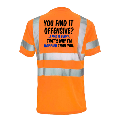 Happier Than You- Reflective Safety T-Shirt — photo 2 of 2