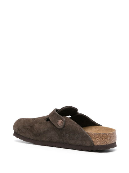 Birkenstock Boston Suede Leather Slippers