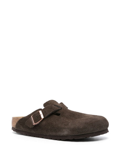 Birkenstock Boston Suede Leather Slippers