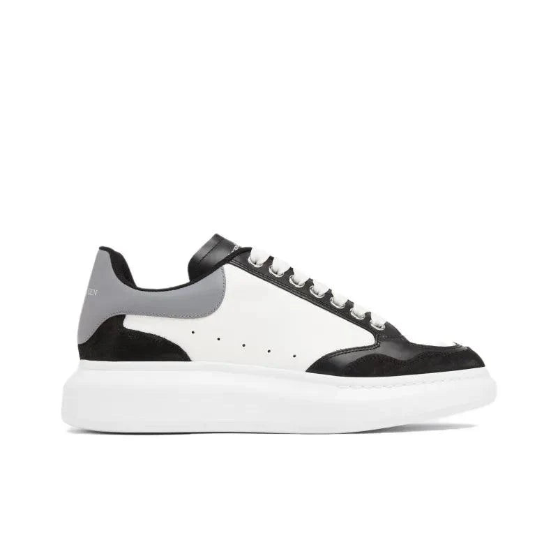Alexander McQueen Colour-Block Low-Top Sneakers 'White Grey Black'