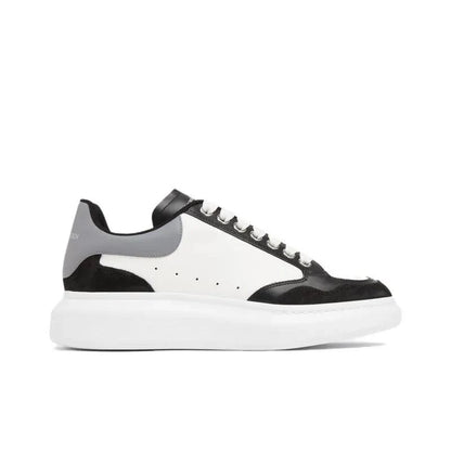 Alexander McQueen Colour-Block Low-Top Sneakers 'White Grey Black'