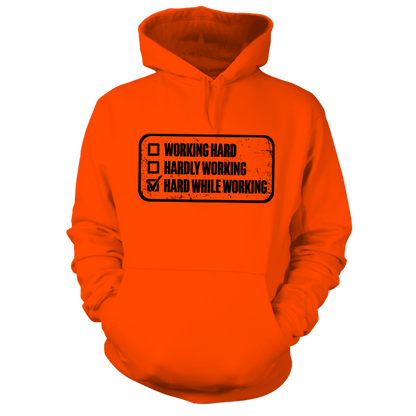 Working Hard - Safety Yellow Hoodie — photo 2 of 2