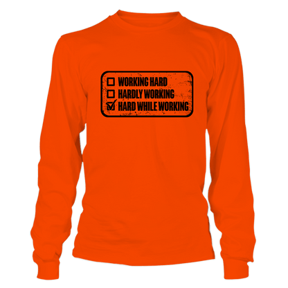 Working Hard - Long Sleeve T-Shirt — photo 2 of 2