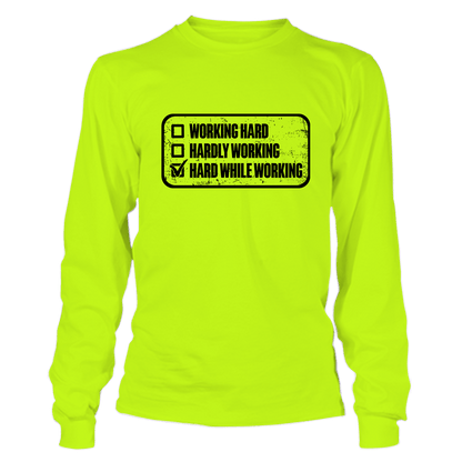 Working Hard - Long Sleeve T-Shirt — photo 1 of 2