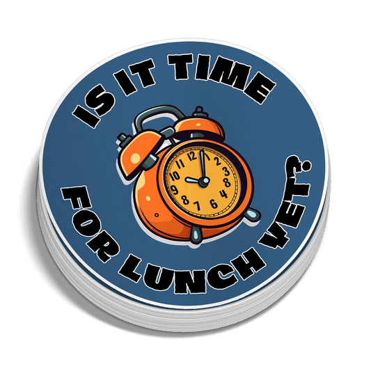 Lunch Time - Hard Hat Decal