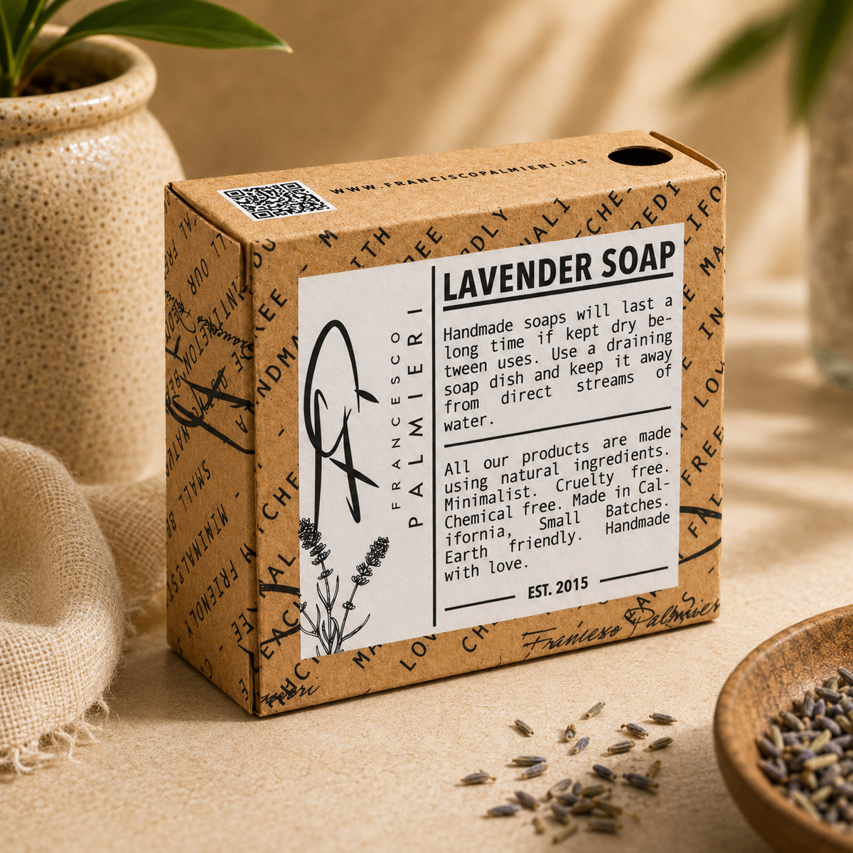 SOAP BAR - LAVENDER — photo 1 of 5