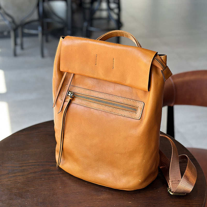 Handmade Leather Backpack for Women, Ladies Genuine Leather Backpack, Best Leather Women's Backpack for School