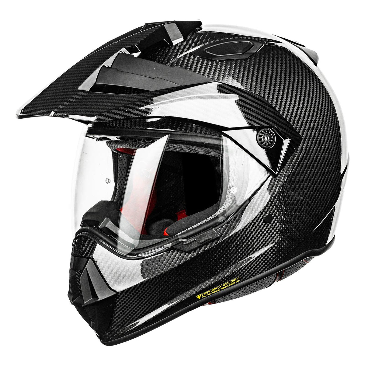 ILM Carbon Fiber Snell M2020D Full Face Motorcycle Adventure Helmet Model L13 — photo 1 of 9