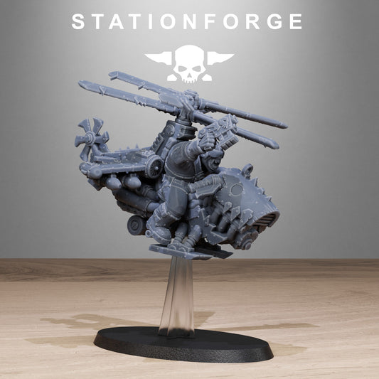 Orkaz Kopters x3 impresos en 3D de StationForge Miniatures