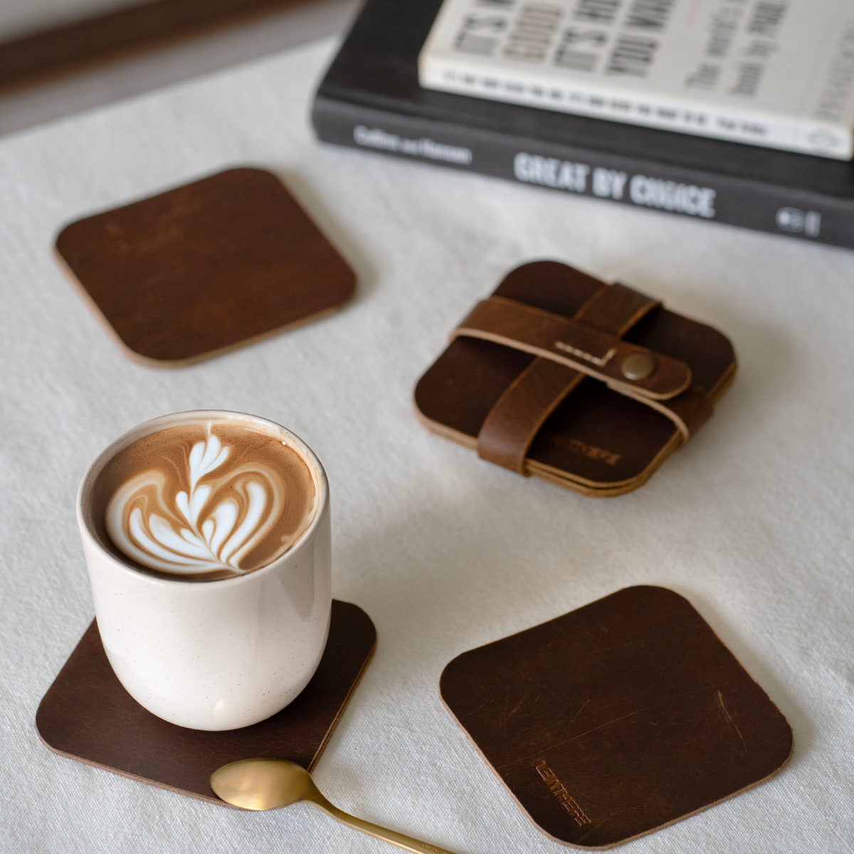 The Brooklyn Set | A 4-Piece Leather Gift Set by LEATHERE