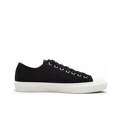 Burberry Logo Print Two Toned Sneakers 'Black Cotton White Sole'