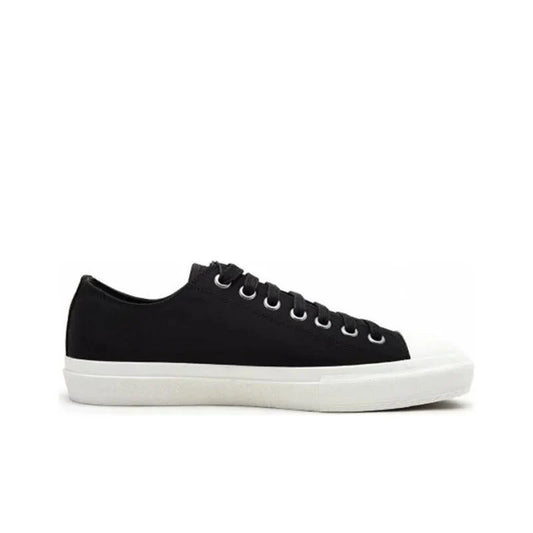 Burberry Logo Print Two Toned Sneakers 'Black Cotton White Sole'