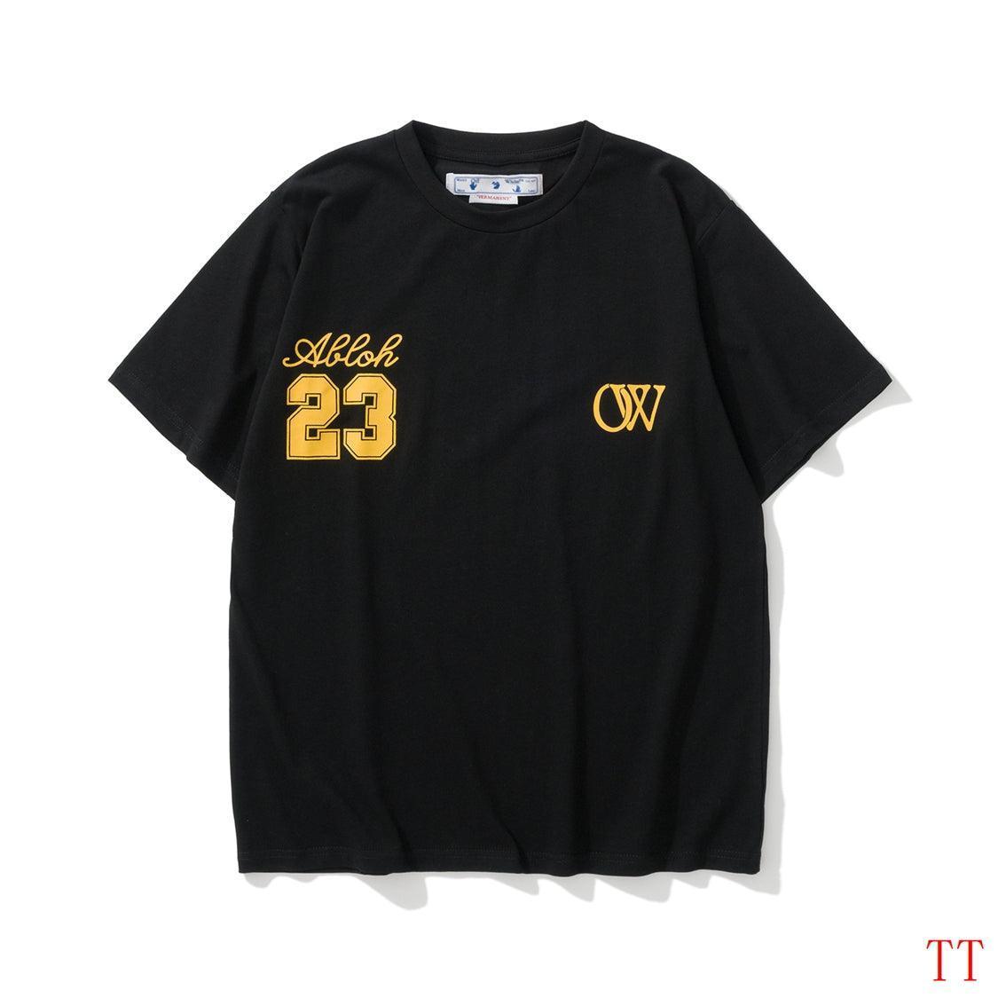 Off-White 23 T-Shirt Without Collar 'Black'