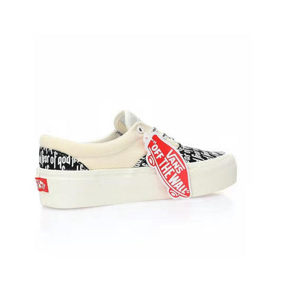 Fear of God x Vans Authentic Platform Low 'White/Black FOG'