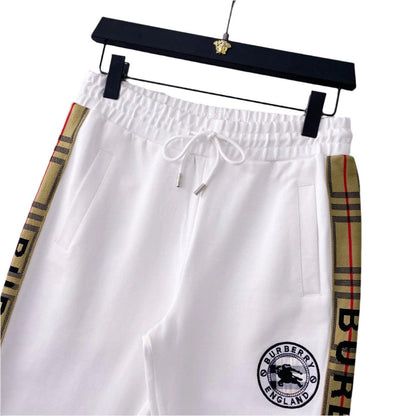 Burberry Long Pant 'White/Brown/Beige'