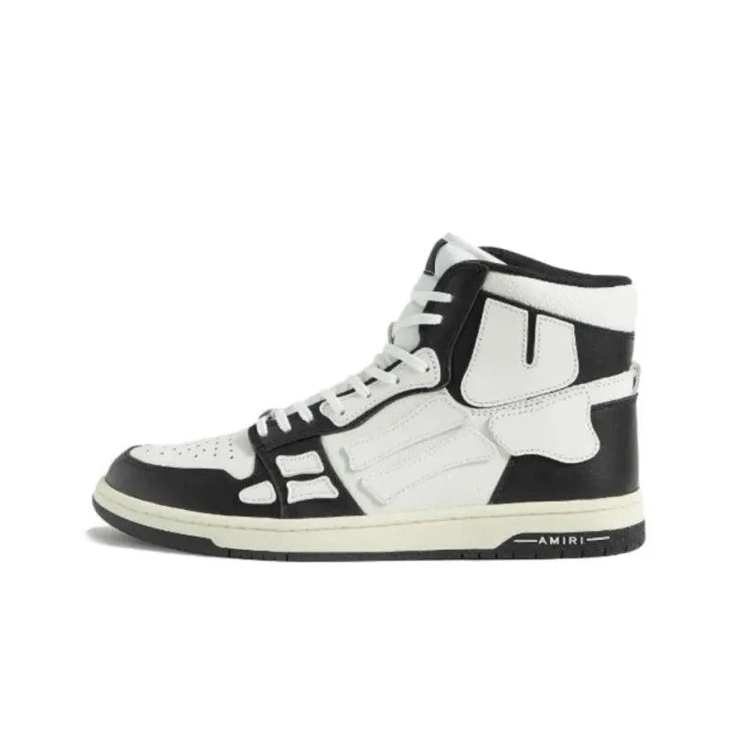 AMIRI Skel Top High 'White Black'