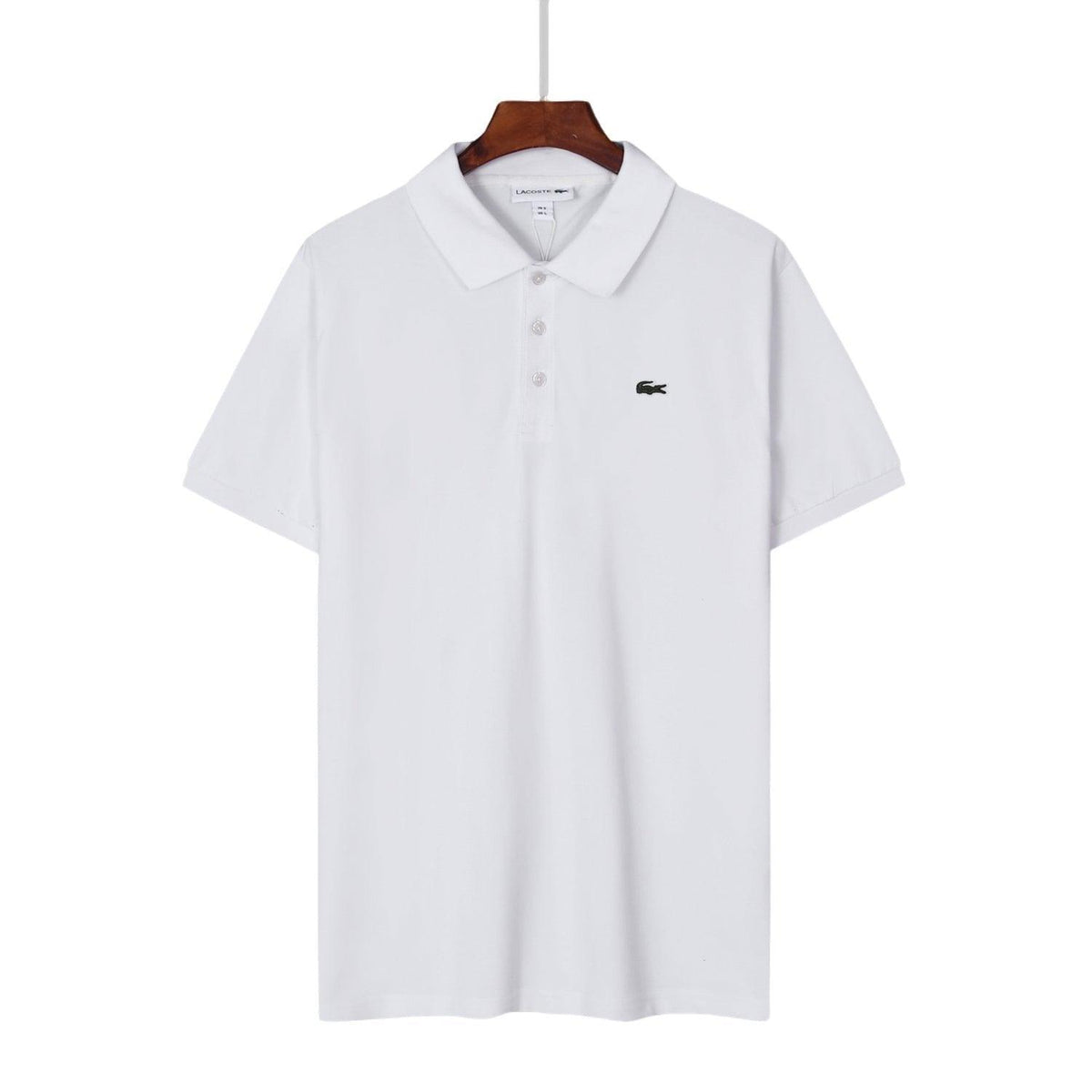 Lacoste White T-Shirt with Collar