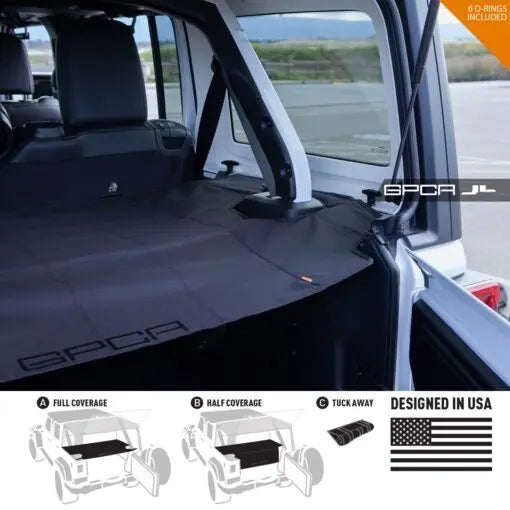 Jeep Wrangler JL 4DR Cargo Cover LITE (2018+)