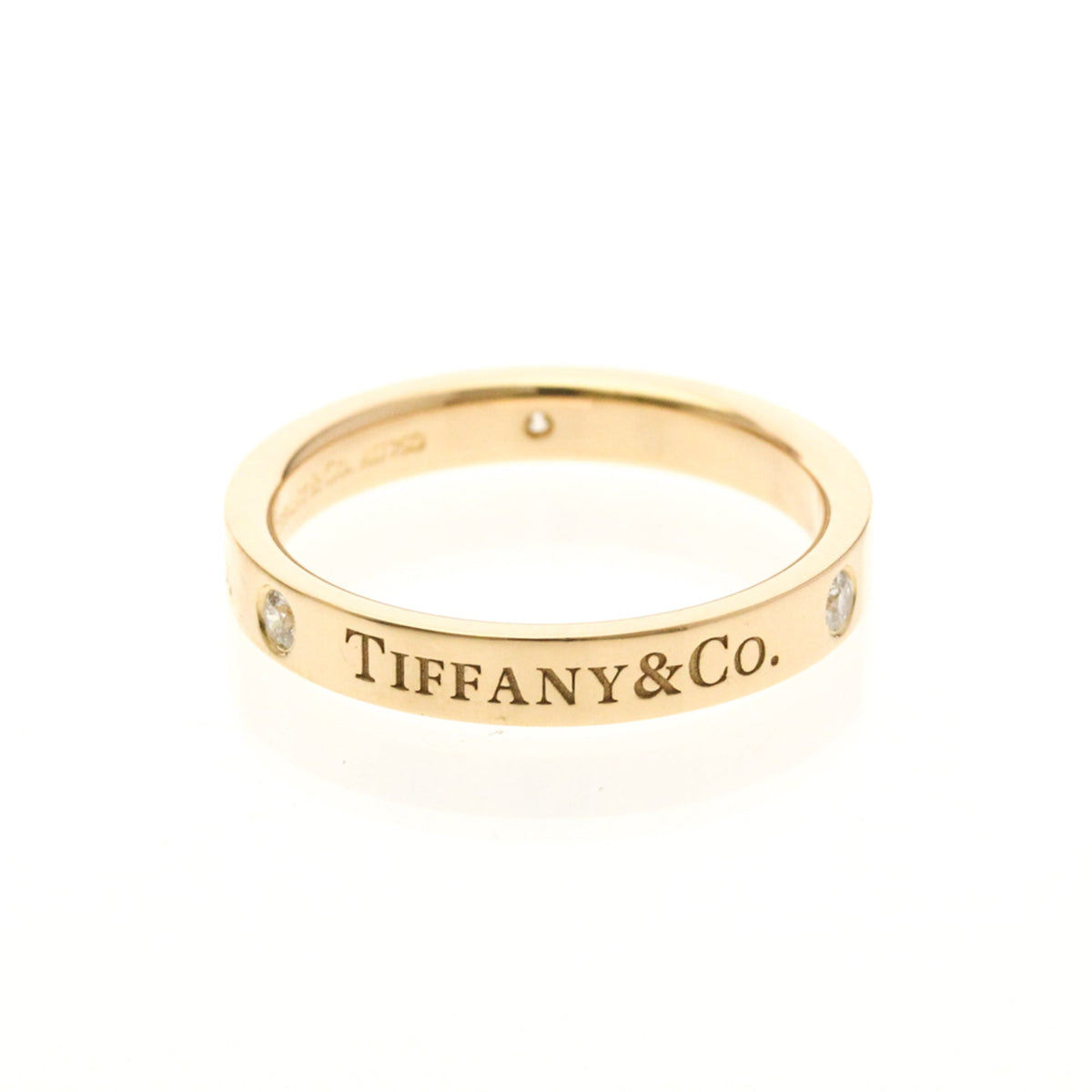 Tiffany Flat Band · Diamond · Rose Gold