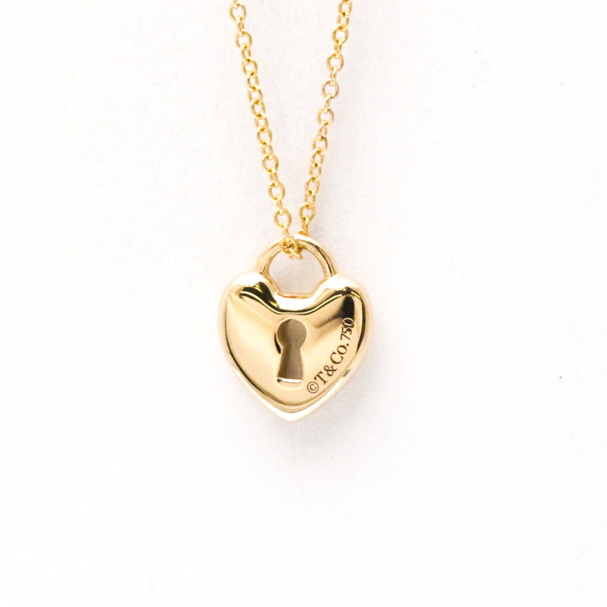Tiffany Heart Lock Key · Rose Gold