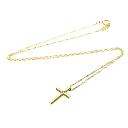 Tiffany Cross · 18K Yellow Gold · Diamond