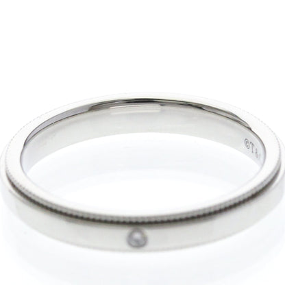 Tiffany Milgrain Band Ring · Platinum