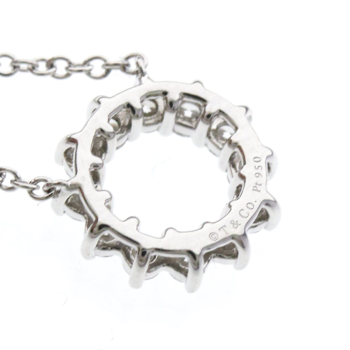 Tiffany Open Circle Mini · Platinum · Diamond