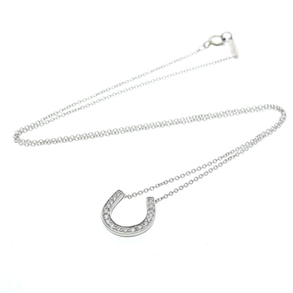 Tiffany Horseshoe · Platinum · Diamond